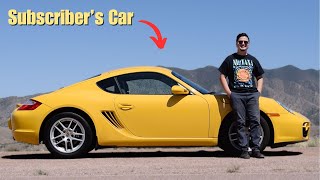 Subscriber lets me drive his Porsche! | Cayman