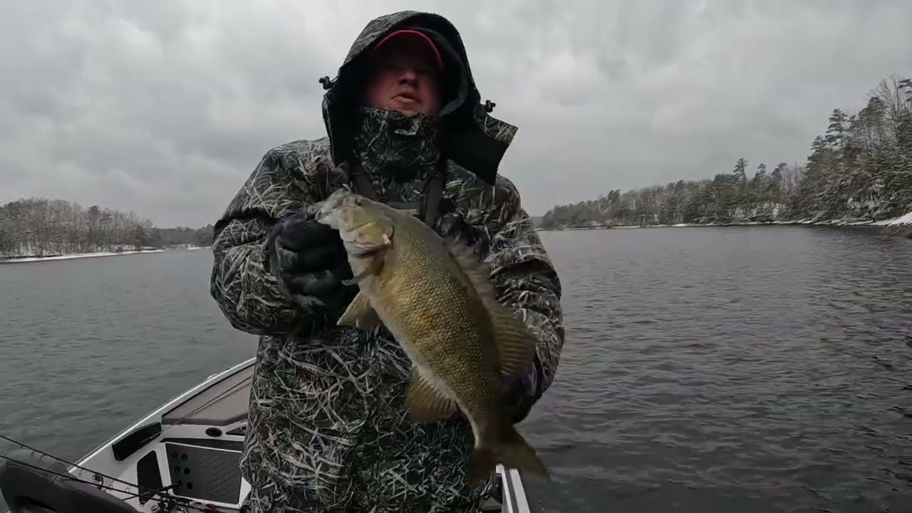 Laurel River Lake January 11th, 2025. A cold snowy day!