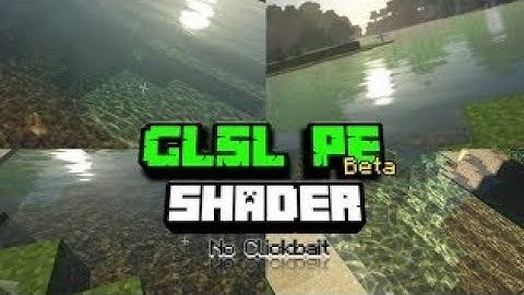 『 Block Reflections On The Water 』Glsl Shaders Pe Beta 2 For Mcpe Comming Soon?