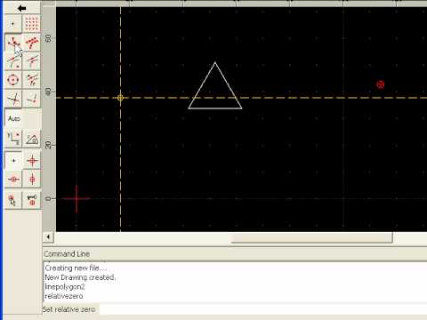 Tutorial QCAD 19 de 32 zero relativo - YouTube