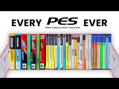 Unboxing Every PES + Gameplay | 1996-2023 Evolution