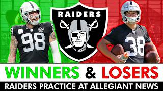 THANK YOU! Raiders Training Camp News + Winners & Losers From  Allegiant Stadium Open Practice