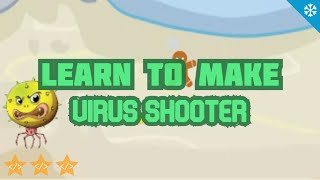 Make a Virus Shooter Game with Tynker screenshot 3