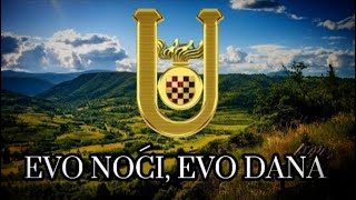 Video thumbnail of "Hercegovci, evo noći evo dana (Hrvatske Ustaške pjesme) - Tekst pjesme"