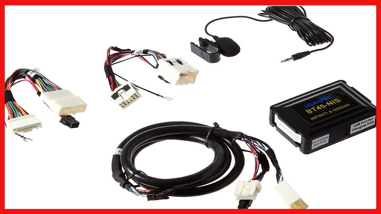 USA Spec SPEC BT45-NIS Bluetooth Phone, Music & AUX Input Kit for