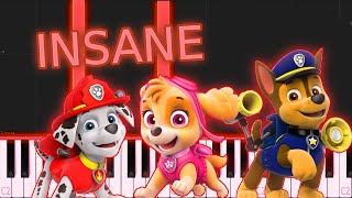 PAW PATROL - RED INSANE Piano Tutorial