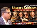 Literary Criticism &amp; Theory Aristotle to Post-Modernism |All Literary Theory Key Terms You Must Know