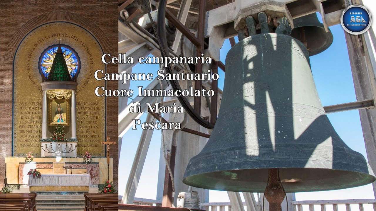 Cella campanaria Campane Santuario Cuore Immacolato di Maria - Pescara (Video 1) ABRUZZO
