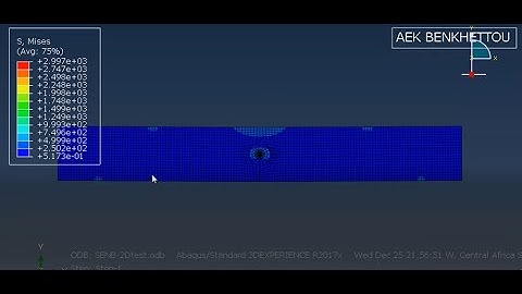 Stress intensity factor analysis of 2D SENB specimen using abaqus 2017