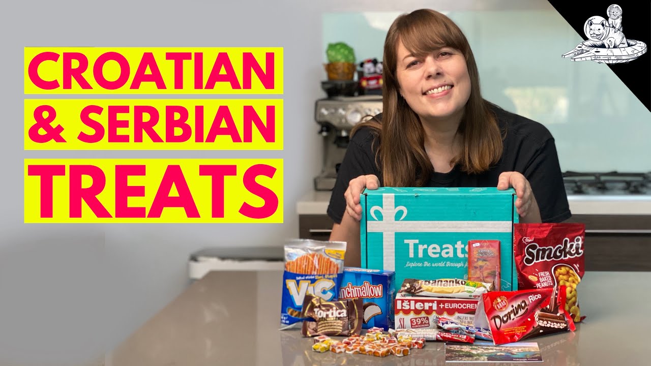Trying CROATIAN & SERBIAN Candy and Snacks!