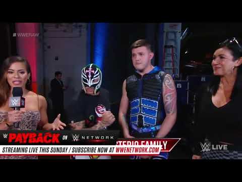 The Mysterio family offers support for Dominik after debut: Raw, Aug. 24, 2020