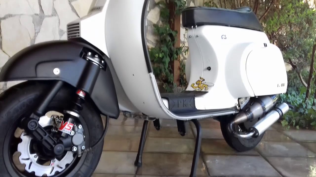 vespa quattrini m200 2017 su base 125 pk step 1 BY SGG - YouTube