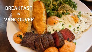 Breakfast Vlog | Cafes you must visit in Vancouver downtown [vlog#32]