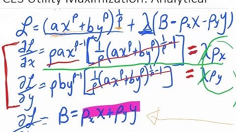 CES Utility Maximization: Analytical Results *See Video Description*