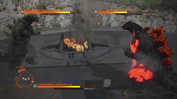GODZILLA PS4 versus mode : Burning Godzilla 90