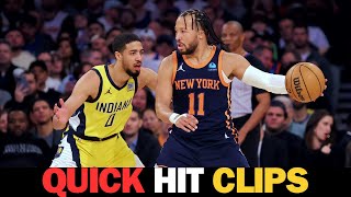 JALEN BRUNSON LEADS NEW YORK KNICKS TO A 2-0 SERIES LEAD OVER THE PACERS) (G.S.Q.H.) Let's See It!