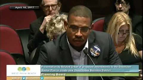Darren Studstill, Speaking at the Planning Board M...