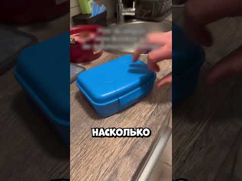 Девочка открыла ланчбокс после каникул и сразу выбросила его #shorts