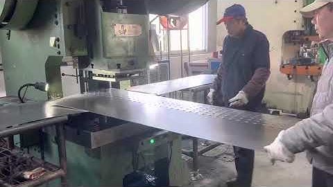 scaffolding walk board punching