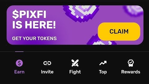 how to claim PIXFI in Trust wallet.