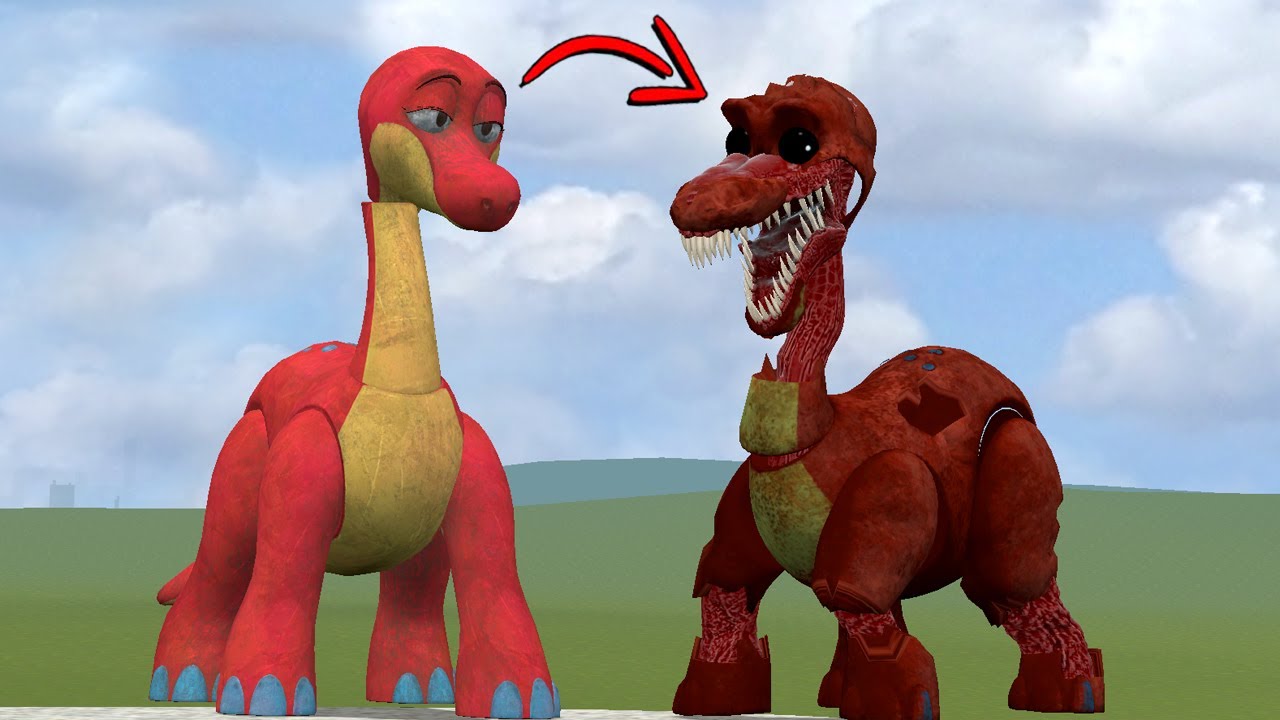 I FOUND NEW CURSED BRON THE DINOSAUR & ALL DINO TOYS in POPPY PLAYTIME 4 FAMILY - Garry's Mod