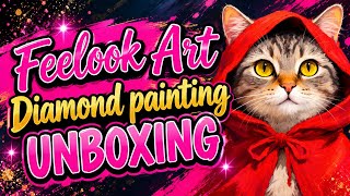 FEELOOK ART Diamond Painting Unboxing! 😍💎 Let's See What’s Inside!