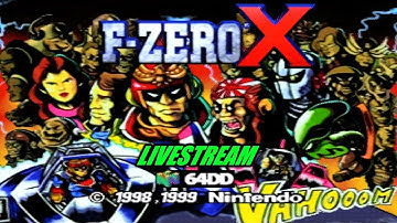F-ZERO X 64DD - Full Expert & Master Playthrough - Real N64 capture