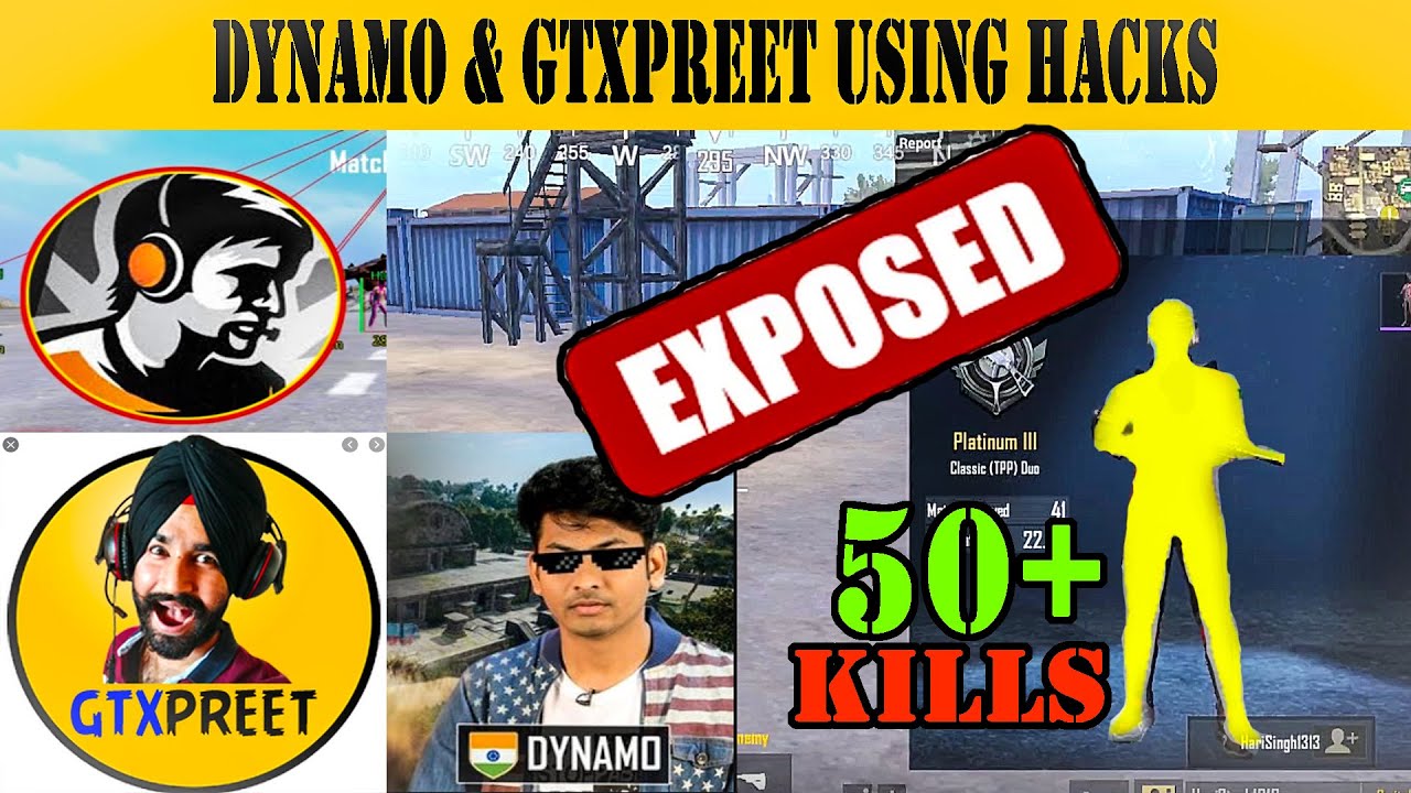 Dynamo Gaming  GtxPreet EXPOSED Hacker | Pubg Mobile Hacker  Gameplay | Oneplus 7T