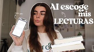 AI escoge mis LECTURAS durante una SEMANA | Vlog