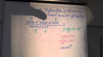 Significant Digits and Addition & Subtraction, Multiplication and Division