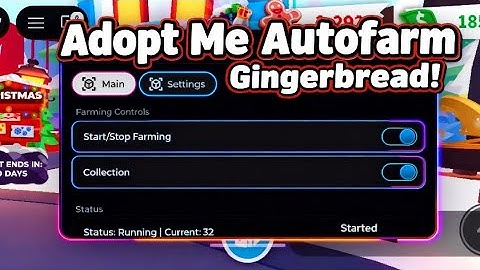 [NEW🎄] ADOPT ME | GINGERBREAD AUTOFARM SCRIPT | ANTI AFK | KEYLESS 