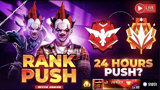 🔴 FW JOKER ON LIVE ⚜️ GRAND MASTER REGION TOP 1 PUSHING FULL FUNNY COMMENTRY 🤣 | #funwithjoker