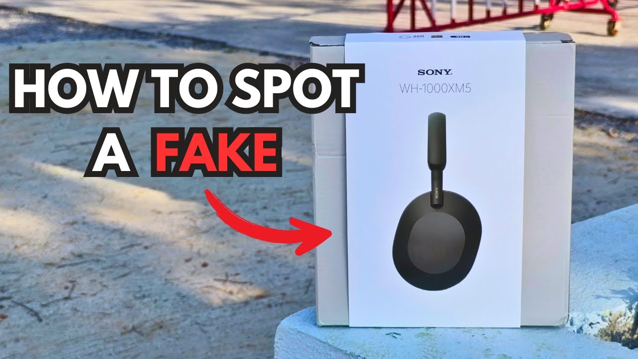 HOW TO SPOT A FAKE Sony WH-1000XM5!😱 - YouTube