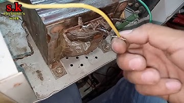 Microtek Inverter Repair (part-2) transformer change or connection s.k electronic