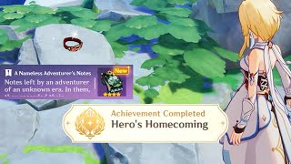 Hero's Homecoming Hidden Achievement Genshin Impact 5.2