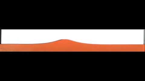 Soliton in a channel experiment ( 60fps shown at 20fps)