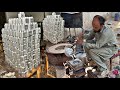 Amazing process of making a tractor hydraulic pump  how to make tractor hydraulic pump