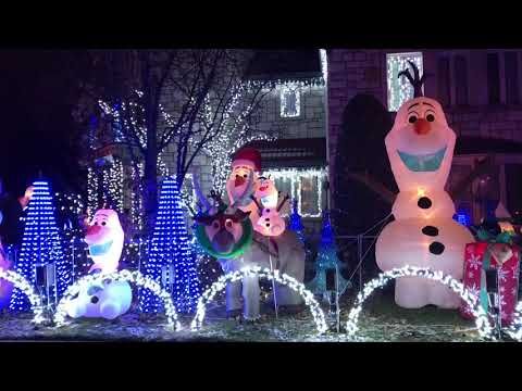 Frozen Land 2017-2018, Sami Hajjar’s Christmas Display, Montreal (long version)