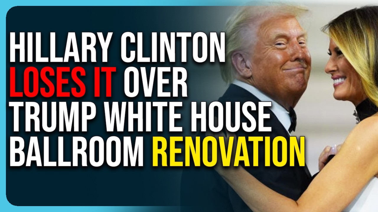 Hillary Clinton Loses It Over Trump White House Renovation, Plans For New Ballroom Hillary Clinton Loses It Over Trump White House Renovation, Plans For New Ballroom
