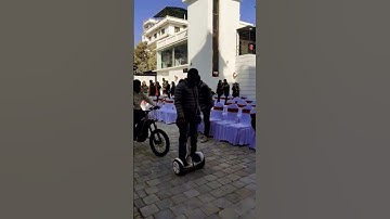 The Segway self-balancing scooter robots. @bharat-kandel #robots #Segways