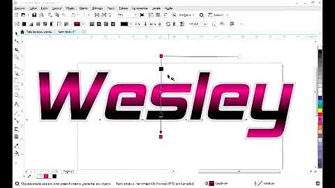 Como fazer uma borda degradê no Corel?
