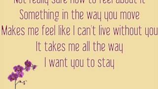 Rihanna - Stay Lyrics