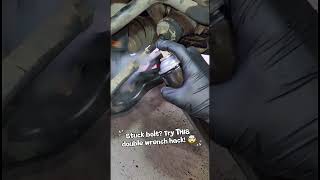 Genius Double Wrench Trick for STUCK Bolts! 🤯🔧 #shorts #mechanictips