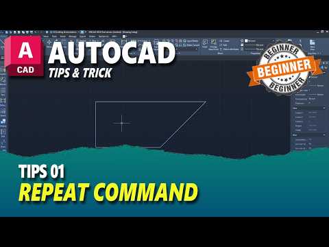 AutoCAD Tips 01 Repeat Command