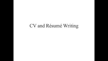1004 CV and Résumé Writing by Nandini Singh GPC Dungarpur