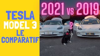 Tesla Model 3 2021 VS 2019 - Full comparison