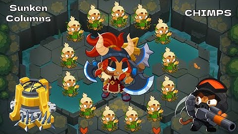 Version 31 Sunken Columns CHIMPS Guide (No Abilities) [BTD6]