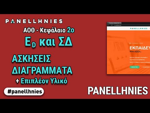 ΑΟΘ - Μάθημα 12 : Ελαστικότητα και Συνολική Δαπάνη