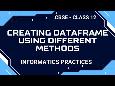 Creating a DataFrame