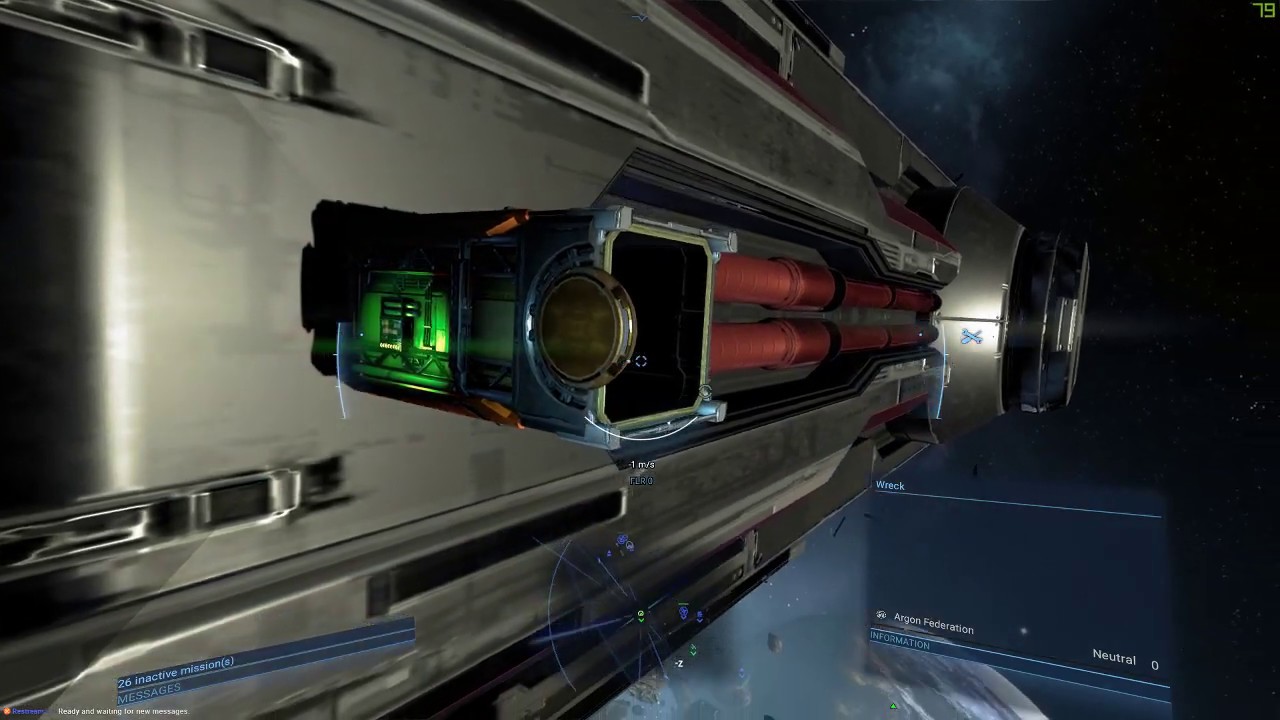 X4 Foundations Looting a Wreck YouTube